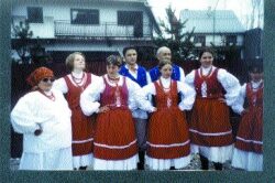 Zespół z Szalowej, obok "Łużnianie" z Łużnej.